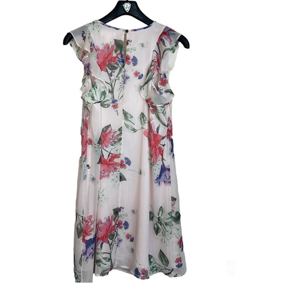 Motherhood Maternity Small Blush Pink Floral Flowy Dress - Picture 2 of 4